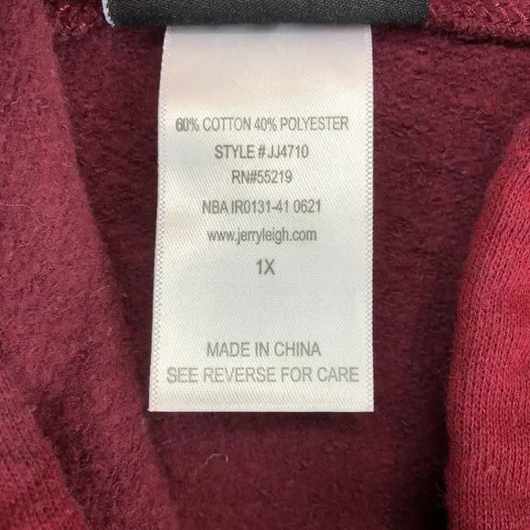 Wizarding World of Harry Potter Women's 1X  Crop Hoodie Sweatshirt Maroon Snitch - Picture 6 of 9